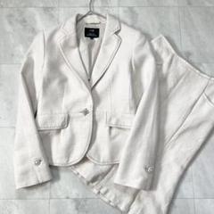 【美品】23区 ツイード スカートセットアップ ビジューボタン 背抜き 32