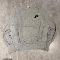 NIKE スウェット　90's 00's 古着 00s NIKE センター スウォッシュ ロゴ 刺しゅう スウェット
