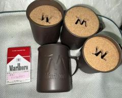 Marlboro　マルボロ　マグカップ　スチール製　アウトドア　未使用　10個 Marlboroマルボロマグカップスチール製アウトドア未使用10個