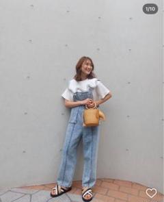LINKABLE リンカブル　デニムサロペット オーバーオール　M LINKABLE リンカブル デニムサロペット オーバーオール M - メルカリ