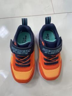 SKECHERS S-LIGHTS オレンジ/ネイビー