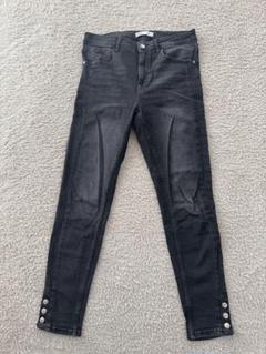 ZARA ブラック スキニーデニム