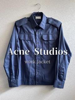 Acne Studios】ウールブレンドスリーポケットジャケット 深水