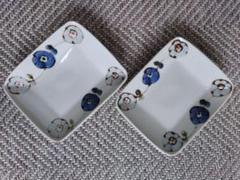 本田あつみ　花柄オーバル型陶器皿　2枚セット 本田あつみ 和食器通販｜さわらぎ Wild flowerプレート中