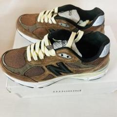 【美品】New Balance スニーカー ブラウン USA製