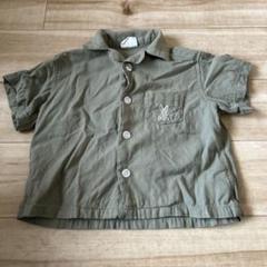 BREEZE×DODコラボ　ギガボウラーシャツ カーキ 90サイズ
