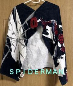 プール巻きタオル　フード付き　ＳＰＩＤＥＲＭＡＮ　ＭＡＲＶＥＬ　水泳　夏休み