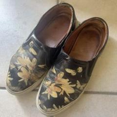 GIVENCHY 花柄 スリッポン
