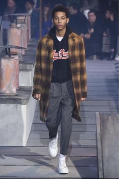 【名作】Ami paris　モヘアチェックコート m66432310939_1.jpg?1726830522