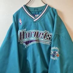 NBA HORNETS ホーネッツ　ナイロンジャケット 激レア】NBA”ホーネッツ HORNETS /スターター ナイロンジャケット