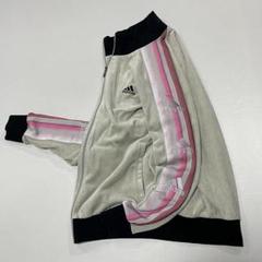 00s Adidas ベロア トラックジャケット フェアリーグランジ 平成 B系 00s Adidas ベロア トラックジャケット フェアリーグランジ 平成