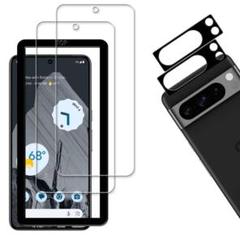 Google Pixel 8 Pro用ガラスフィルム カメラフィルムセット