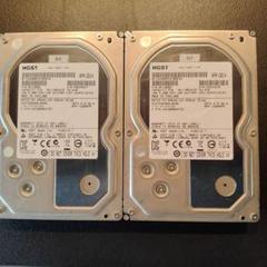 HGST 7200 RPM 3.5インチHDD 2台セットのサムネイル