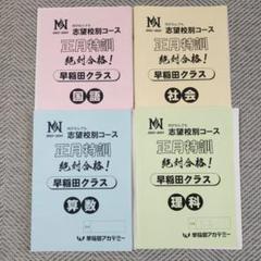 未使用品！NN早稲田クラス 2024-2025 正月特訓教材4冊セット 2025年最新】nn 早稲田の人気アイテム - メルカリ