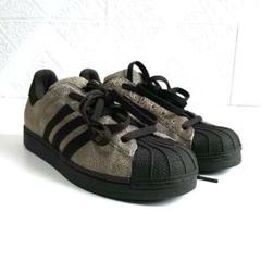 adidas デニムジャケット gジャン 総柄プリント クロップド