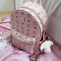 【激レア美品】MCM パウダーピンク リュック スモール MCM リュック ピンク パウダーピンク スモールサイズ 正規品限定