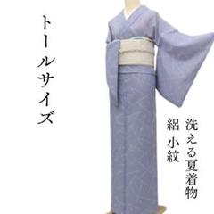 楽天市場】洗える夏着物 絽 江戸小紋 東レシルック TLサイズ