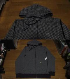 バンズ L vans パーカー　ブロックチェック フード パーカ　未使用