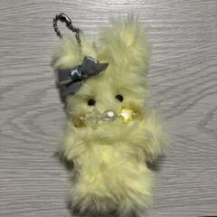 モール人形　うさぎ　イエロー