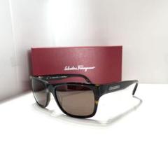 Salvatore Ferragamo サングラス ブラウン　ガンチーニ金具