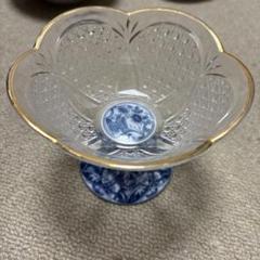 有田焼　龍峰窯　ガラスコンポート 民藝　民芸　工芸品 有田焼 龍峰窯 ガラスコンポート 民藝 民芸 工芸品