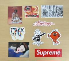 Supreme ステッカーアート フレーム付き Supreme - Supreme ステッカー ボックスロゴ ポスター フォト