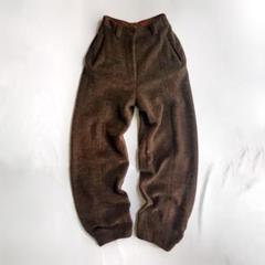 【希少】90s GIORGIO ARMANI 2タック ウール スラックス 52 古着 90s Italy製 ARMANI COLLEZIONI 上質 ストライプ ウール