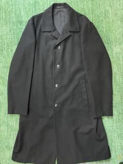 Yohji Yamamoto ステンカラーコート襟前立てニット素材切替