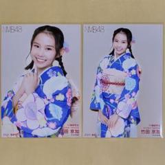 NMB48 14周年ライブ 直筆生写真 なびか 竹田京加