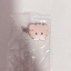 ♡mikko フロッキーヘアクリップ 前髪クリップ ラテ