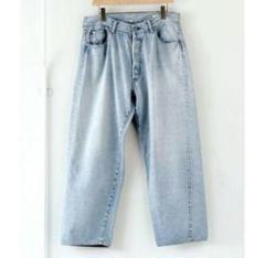 最終値下げ 廃盤品 comoli 22ss ブリーチ デニムパンツ サイズ1 COMOLI (コモリ) デニム 5Pパンツ BLEACH