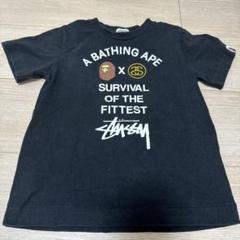 STUSSY× A BATHING APE BAPE KIDS110cm STUSSY× A BATHING APE BAPE KIDS110cm - メルカリ