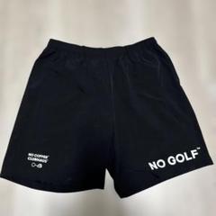 NO GOLF™ Clubhaus ブラックハーフパンツ 激レア希少 NO GOLF × CLUBHAUS ノーゴルフ クラブハウスハーフ