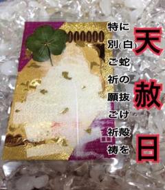 天赦日作成&完成✨白蛇の抜け殻 全身姿✨強力な白蛇のお守り【定期的ご祈願ご祈祷済