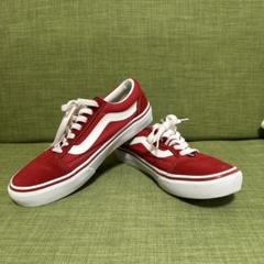 VANS レッド スニーカー オフ・ザ・ウォールのサムネイル
