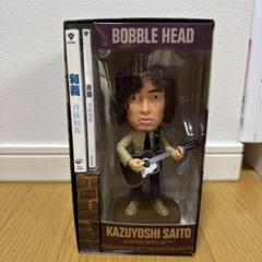 ★未開封★ 斉藤和義「斉藤」+「和義」+ バブルヘッド人形付スペシャルパッケージ Amazon | 斉藤和義 25周年 バブルヘッド 人形 ギターフィギュア