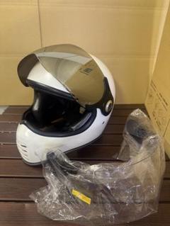 RIDEZ XX Lサイズ クリアシールド付属 目立った傷や汚れなし RIDEZ XX WHITE バイク用フルフェイスヘルメット