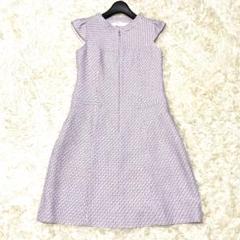 Rene ルネ/2022SS/パール/ツィードワンピース/フレンチスリーブ