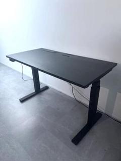 【完成品/美品】IKEA ミッツォーン 昇降式デスク ブラック オフィスデスク