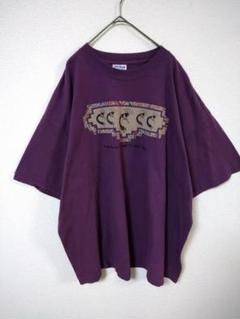 GILDAN　ギルダン　Ｔシャツ　メンズ4L　オーバーサイズ　紫色　綿100％