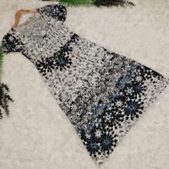 FIFILLES♡シアーワンピース(F)♡ボタニカル♡バレリーナネック