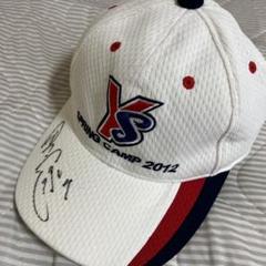 ヤクルトスワローズ　2012 浦添キャンプキャップ　田中浩康選手　ミズノ