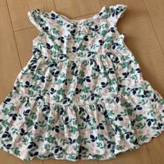 UNIQLO花柄ノースリーブワンピース 100cm