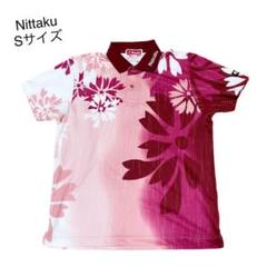 Nittaku ニッタク　卓球ウェア　半袖ポロシャツ　公式ウェア　ゲームシャツ