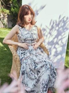 ワンピース herlipto floral cut out dress ハーリップトゥ Floral Cut-Out Long Dress