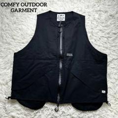 極美品】COMFY コムフィーCMFファントムPHANTOMオーバーベスト黒L