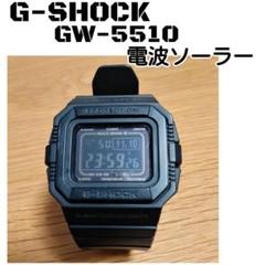美品 G-SHOCK GW-5510-1BJF 電波ソーラー ブラック G-Shock GW-5510-1BJF Tough Solar Multiband Inverted Blackout