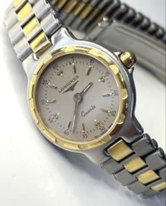 【新品電池】LONGINES ロンジン コンクエスト ゴールド レディース腕時計