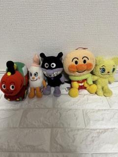 アンパンマン プリちぃビーンズ&ころふわマフラーぬいぐるみ　5体セット