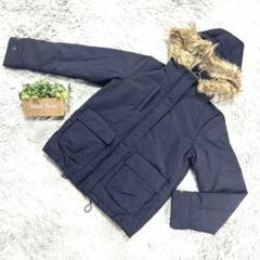 良品❗️【Favorite Play】ファーコート (36) 紺色